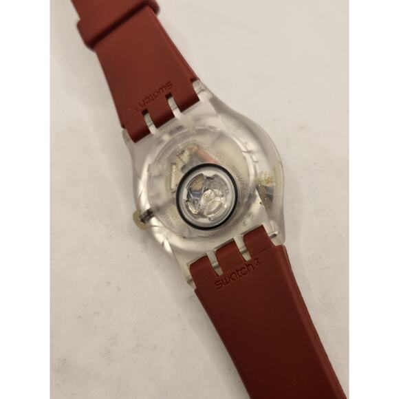 Swatch Jelly In Jelly Ruby Touch Watch SUJK701. New Battery. - Picture 5 of 7